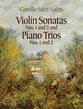 Violin Sonatas No. 1-2 & Piano Trios 1-2 Study Scores sheet music cover